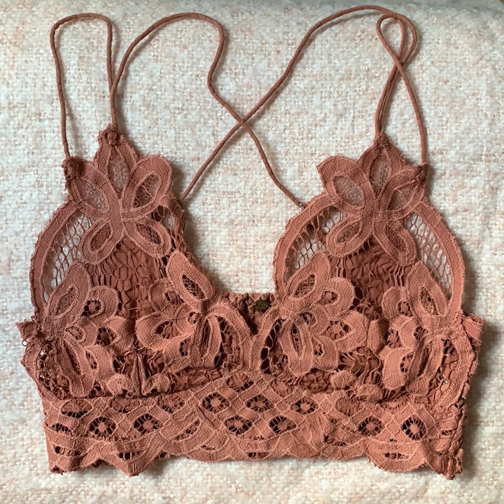 Free People Ardella Bralette in copper